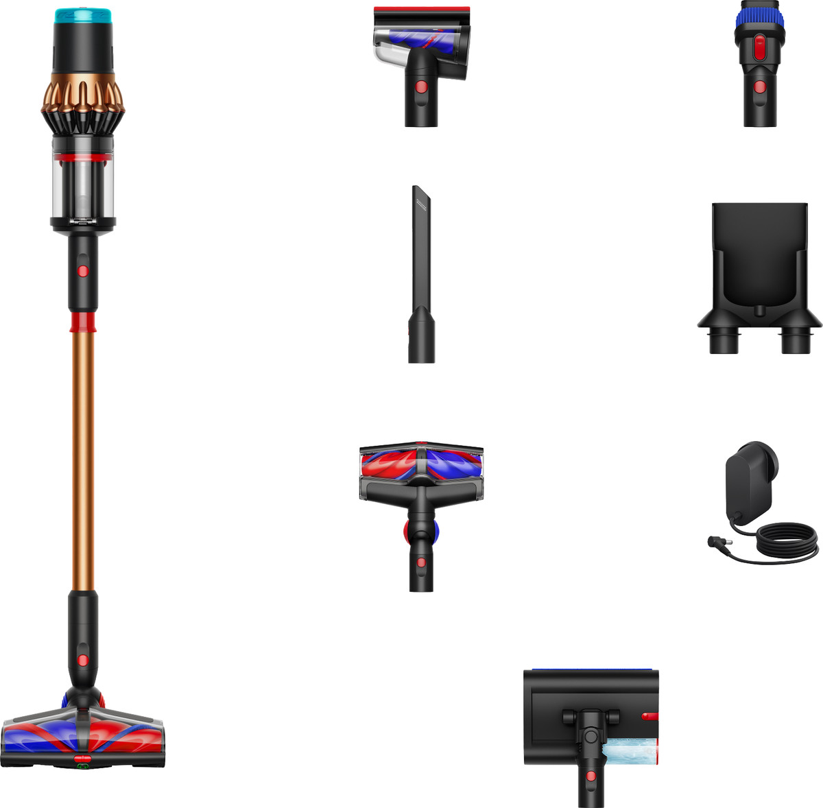 5 accessoires inbegrepen